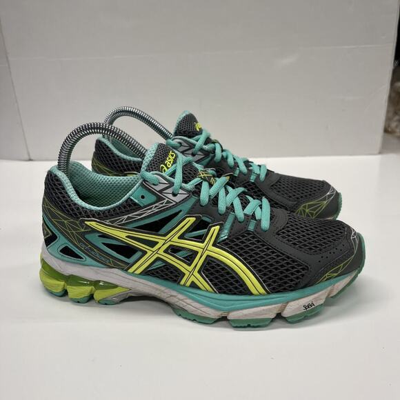 Asics Shoes - ASICS GT-1000 US Running Shoes T4K8N Gray/Teal DuoMax SpEVA Women's Size 7